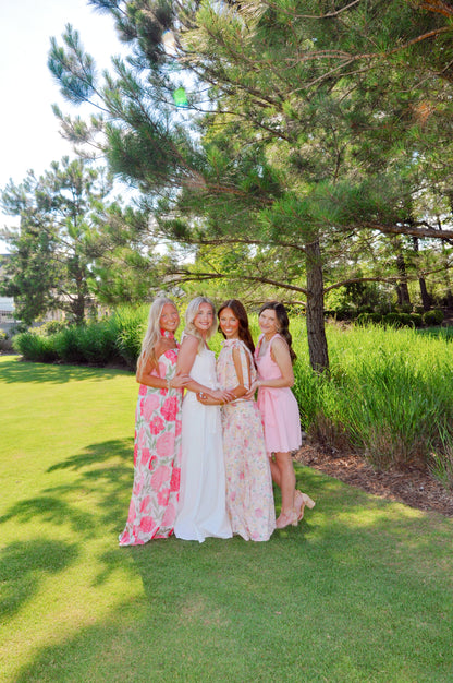 Pretty Peonies Skirt Set